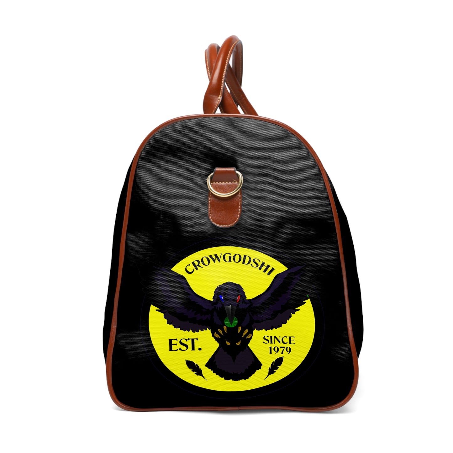 Crowgodshi Designer Waterproof Travel Bag, YELLOW