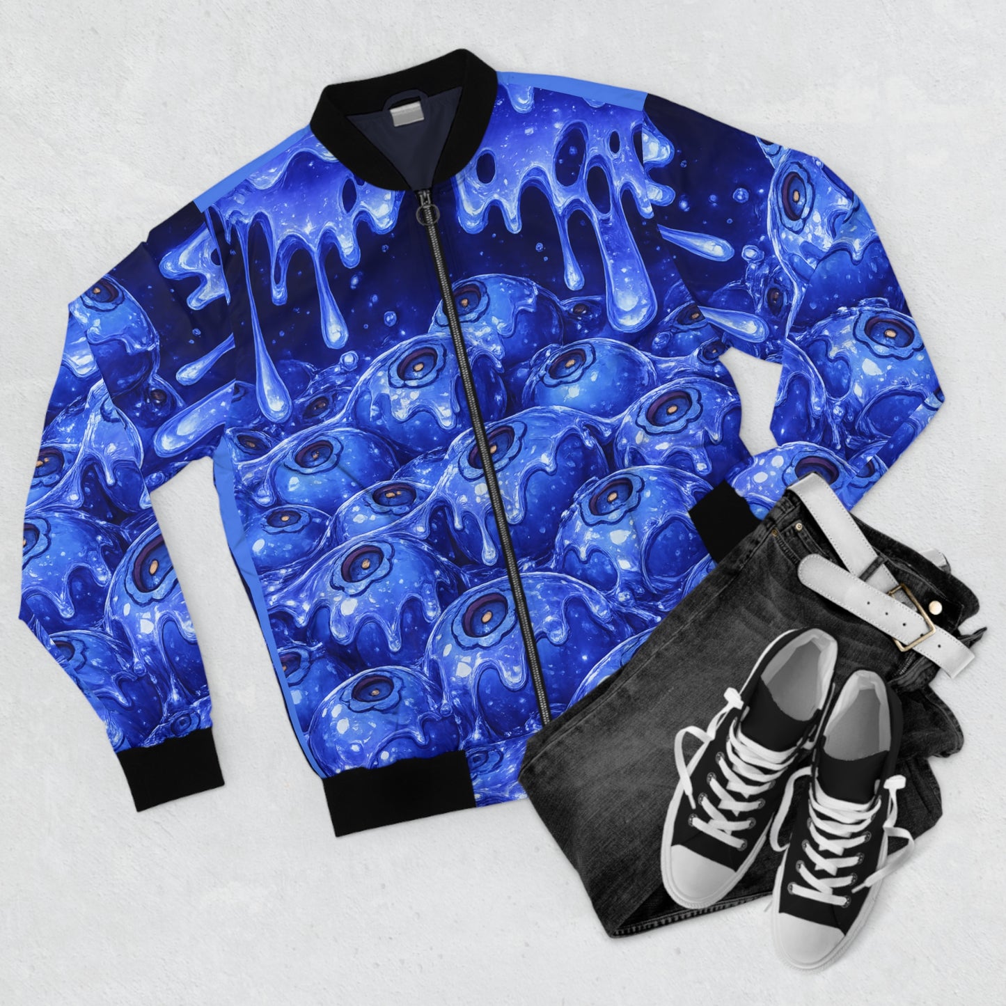Owlgodshi Blueberry Edition Bomber Jacket