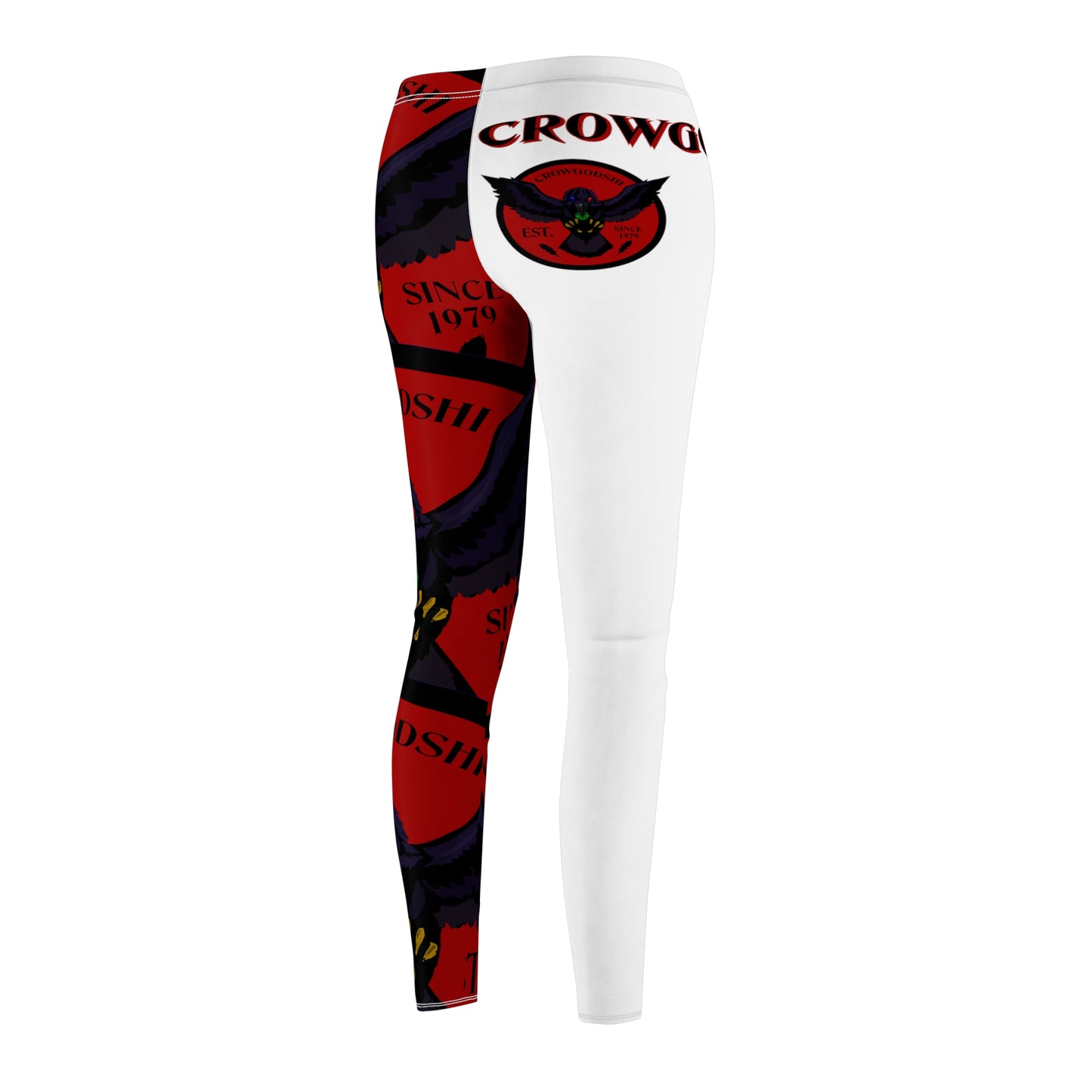 Women's Crowgodshi First Generation Limited Edition Leggings, BURGUNDY LOGO