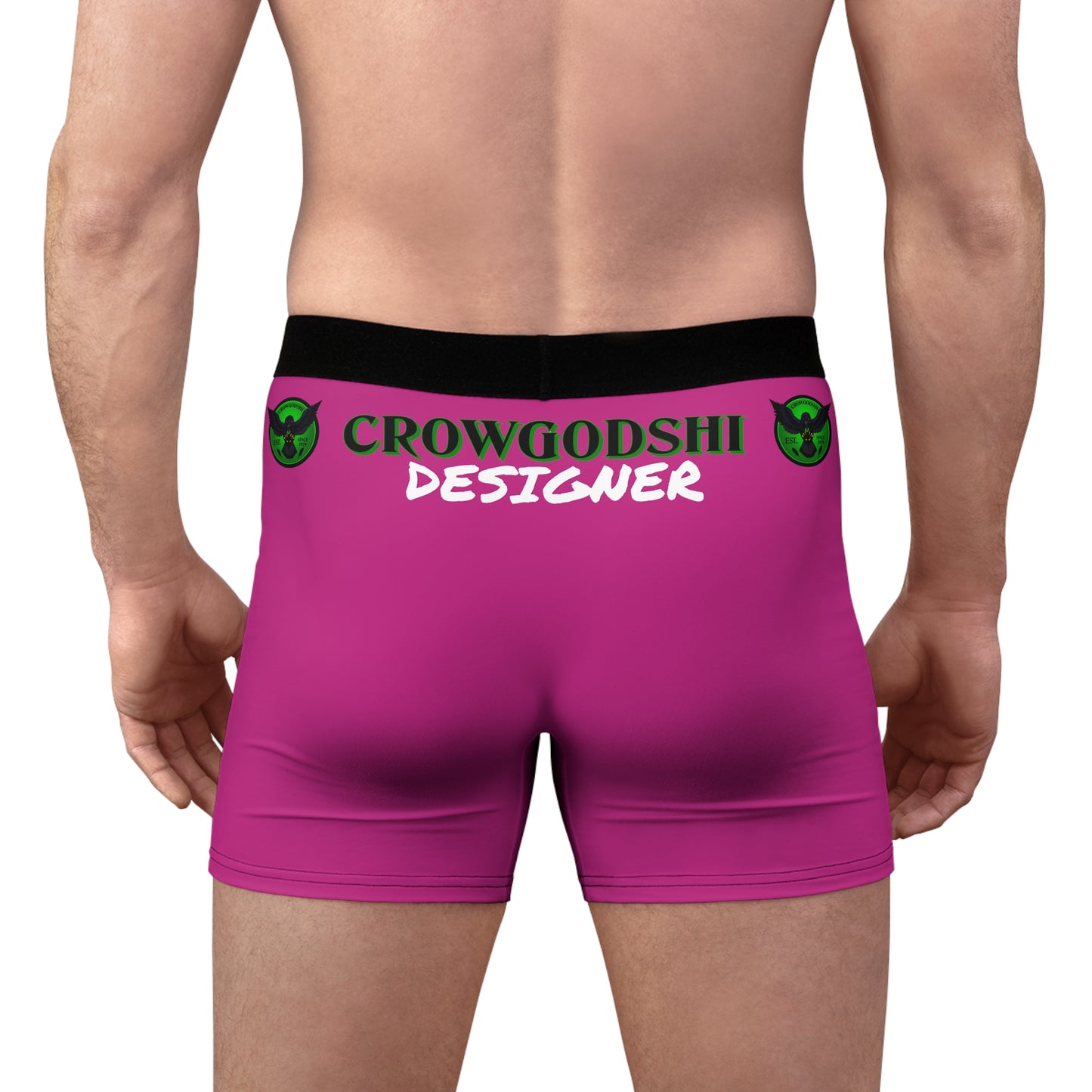 Men's Pink CD Est.1979 Boxer Briefs
