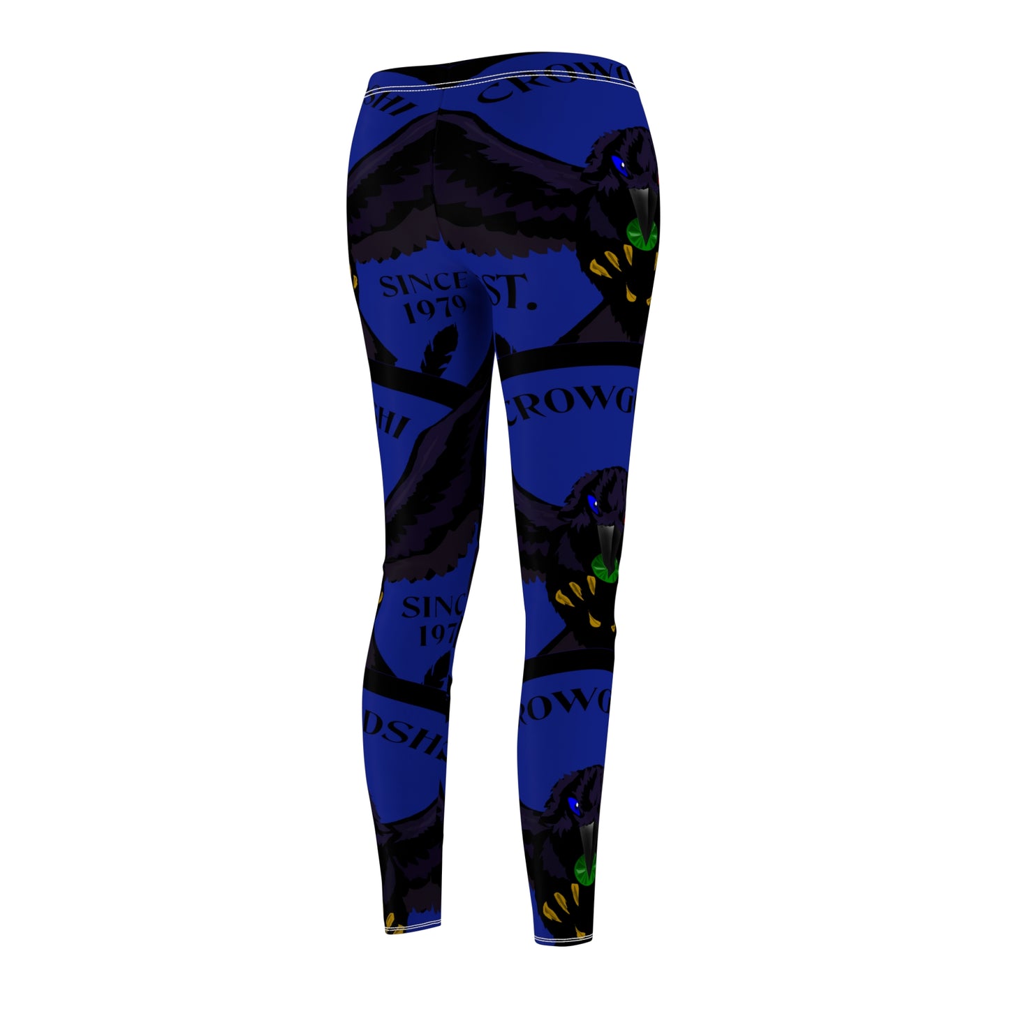 Women's Crowgodshi First Generation #2 Limited Edition Leggings, DUKE BLUE LOGO