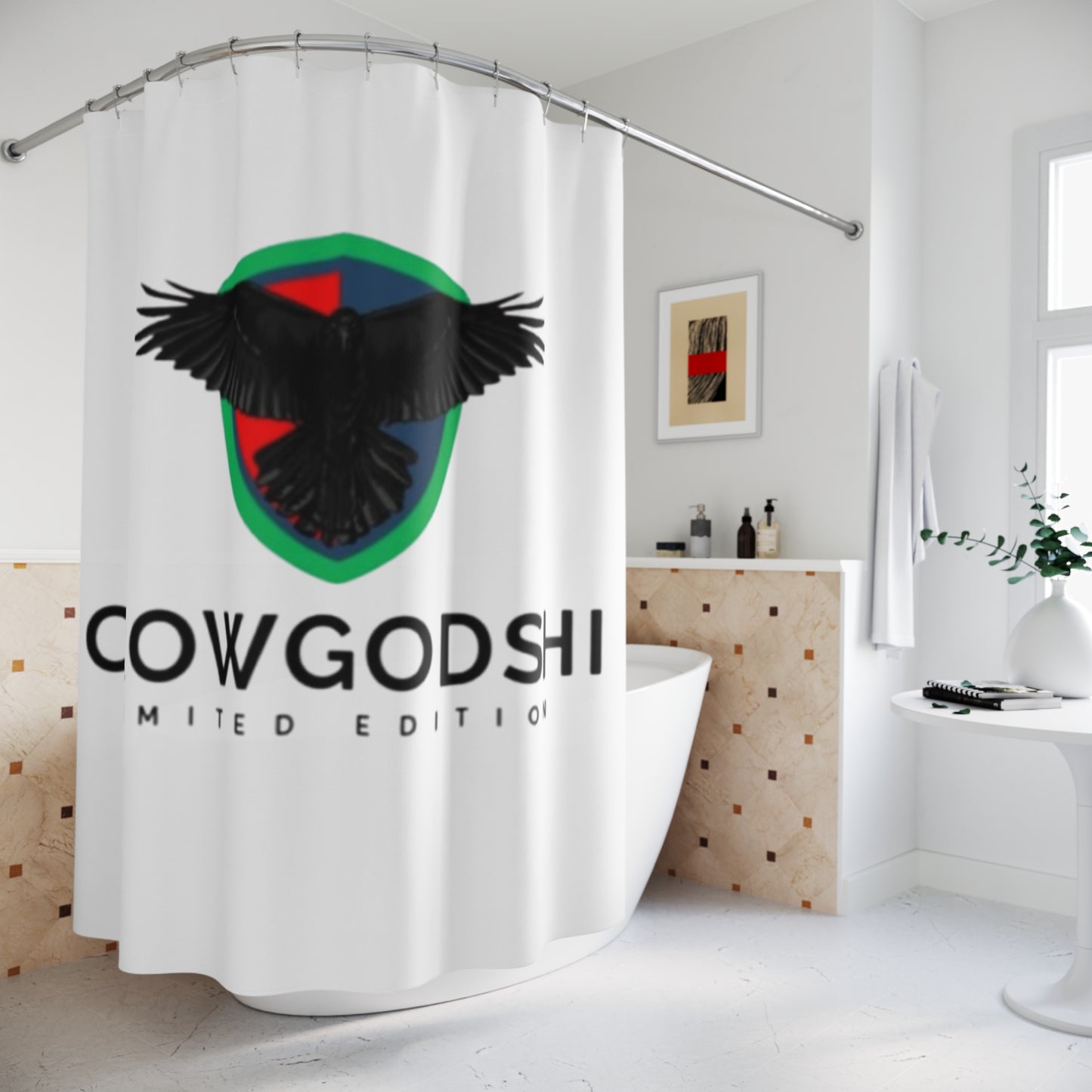 Limited Edition Crowgodshi Shower Curtain