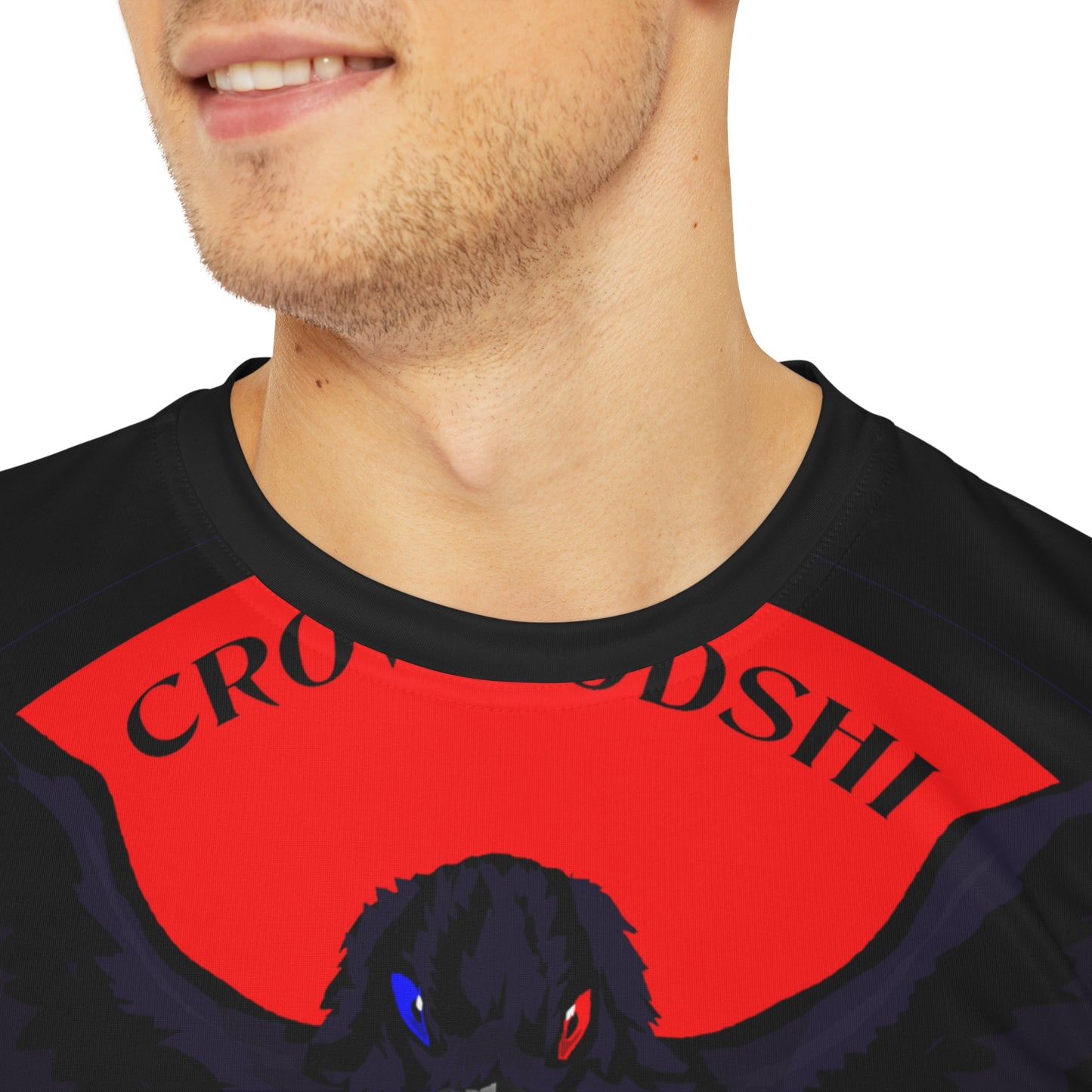 Special Edition Crowgodshi Designer T-shirt, RED LOGO