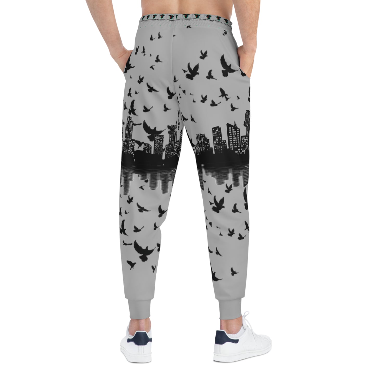 Crowgodshi Designer Grey Moonlight Joggers