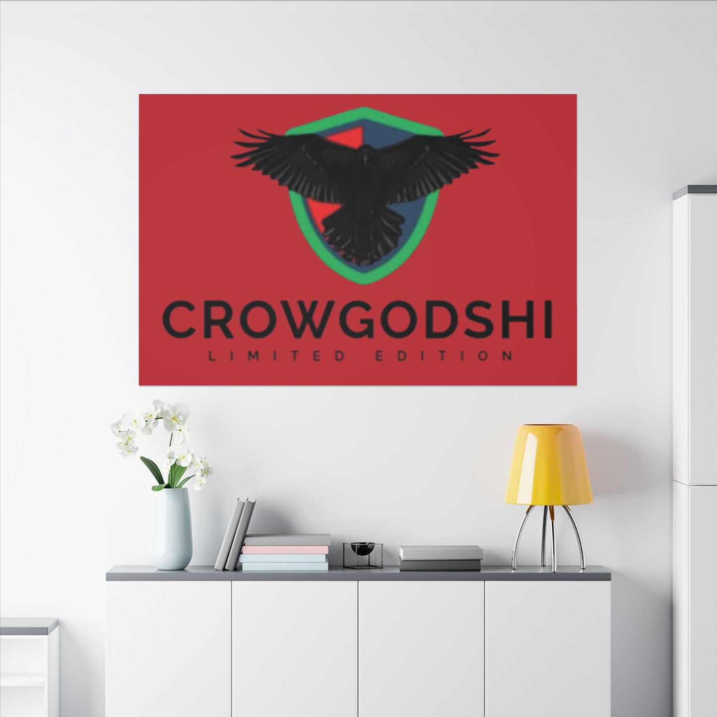 Canvas Wall Art - Limited Edition Crowgodshi Design