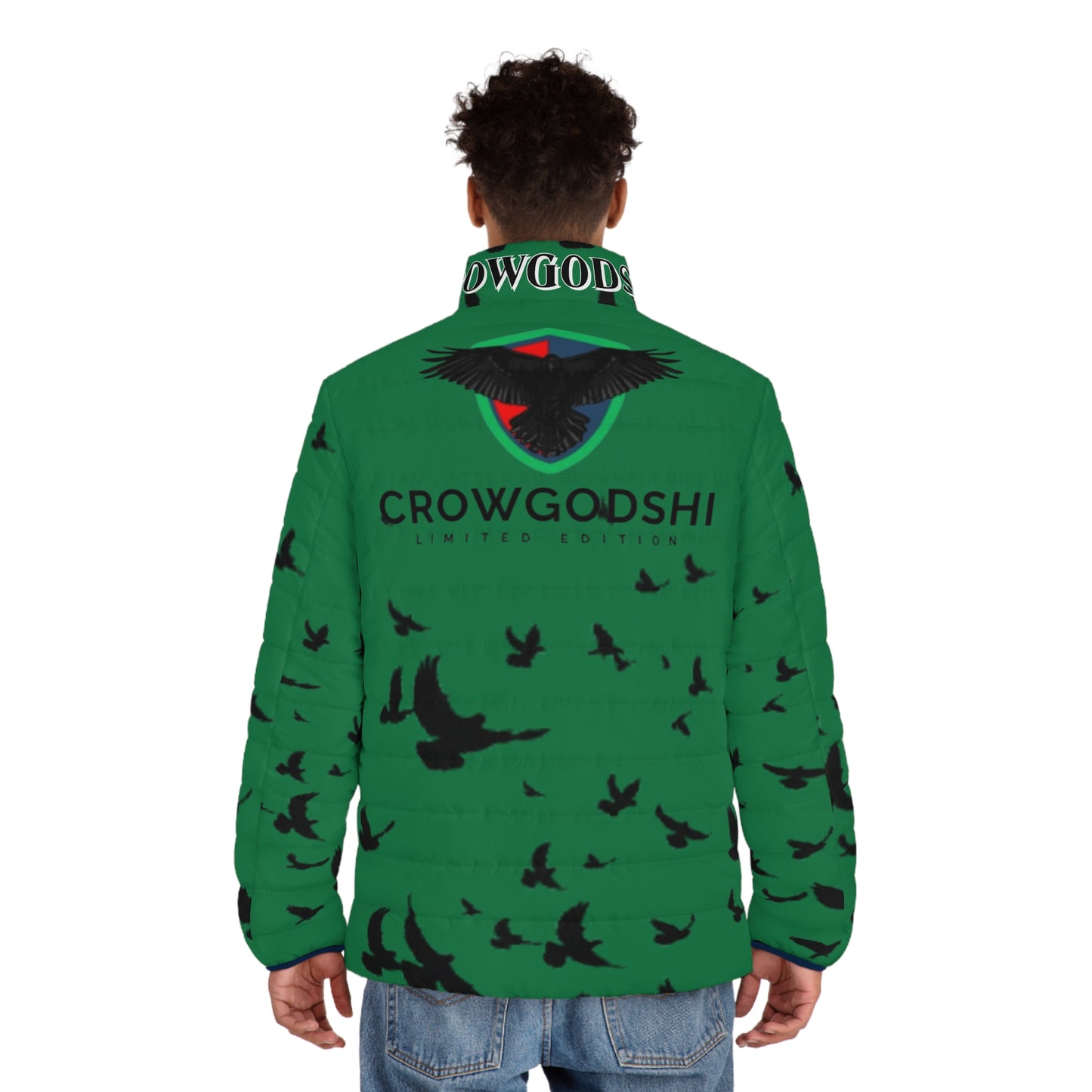 Crowgodshi Limited Edition Men's Puffer Jacket (GREEN)