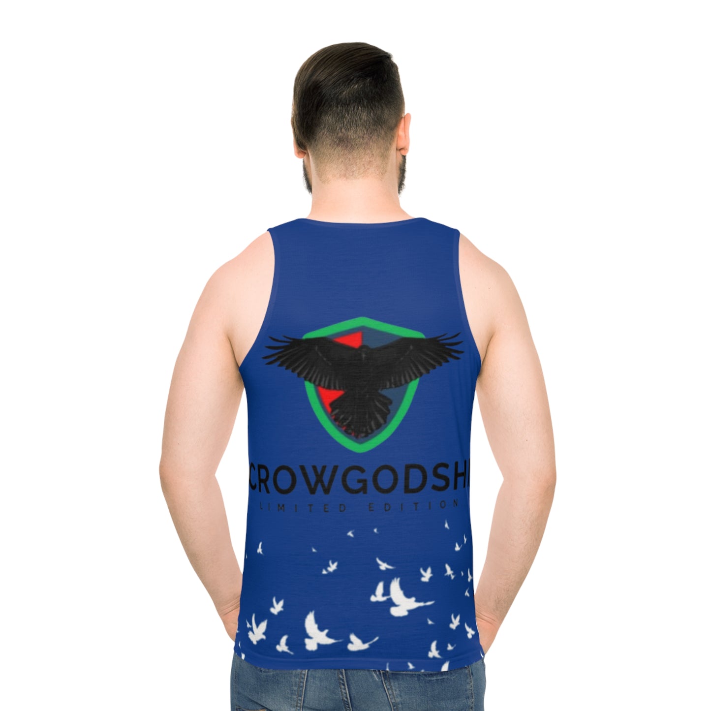 Unisex American Flag Tank Top - Limited Edition Crowgodshi Design