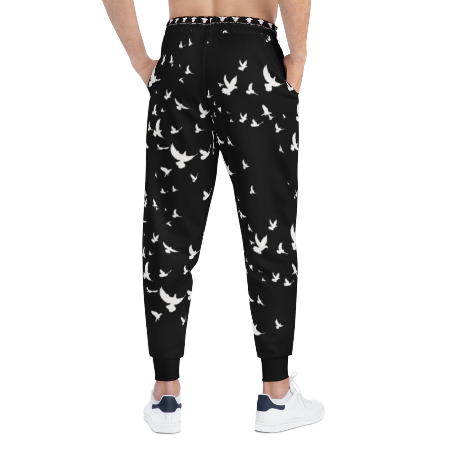 Crowgodshi Designer Black City Joggers
