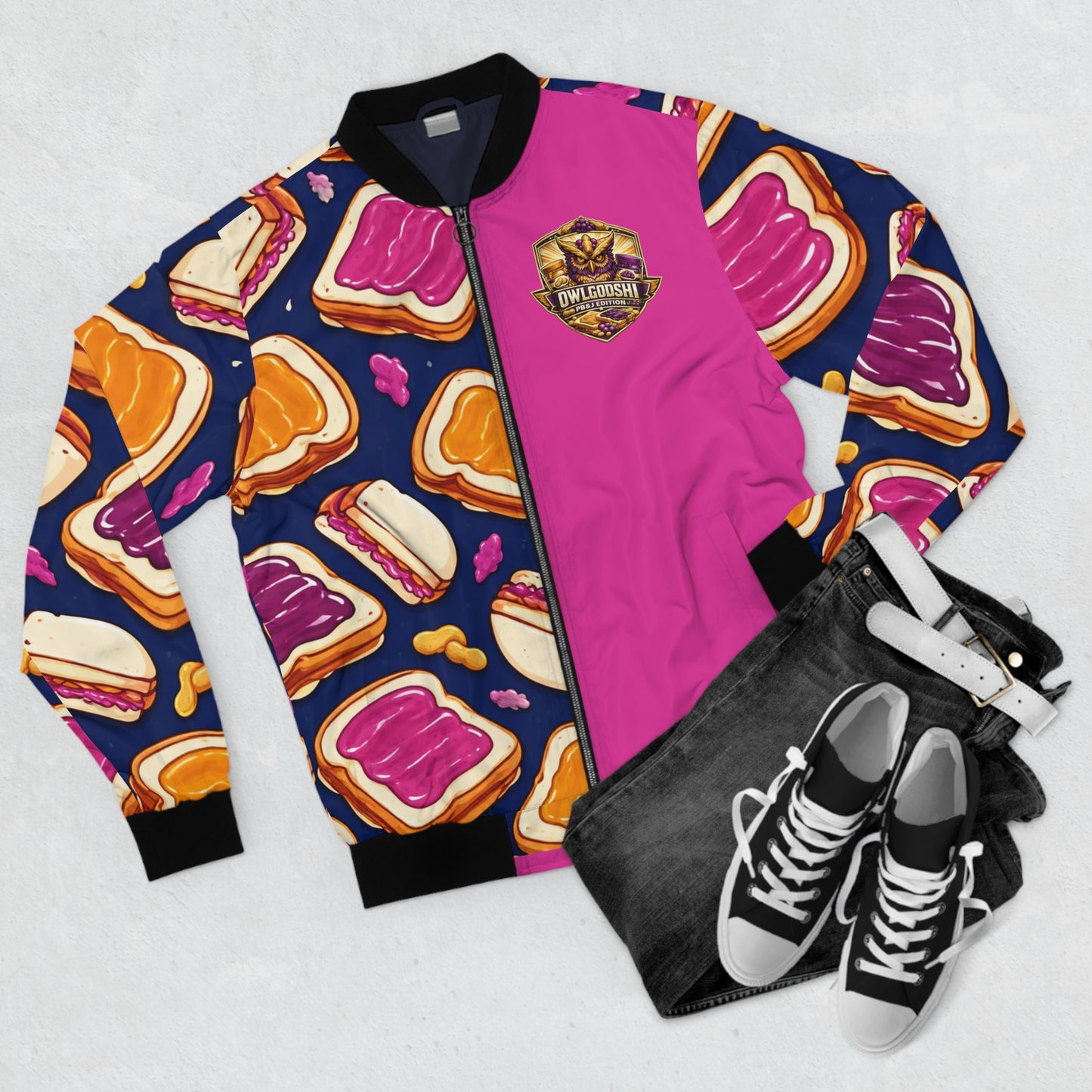 Owlgodshi PB&J Edition Bomber Jacket