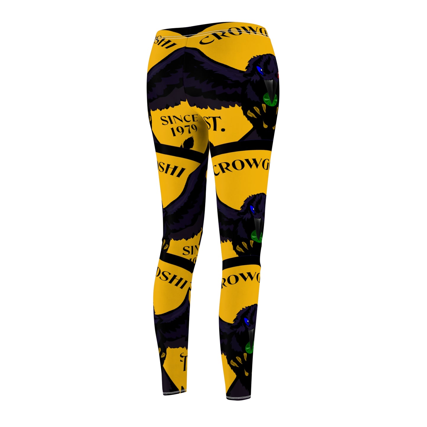 Women's Crowgodshi First Generation #2 Limited Edition Leggings, GOLD LOGO