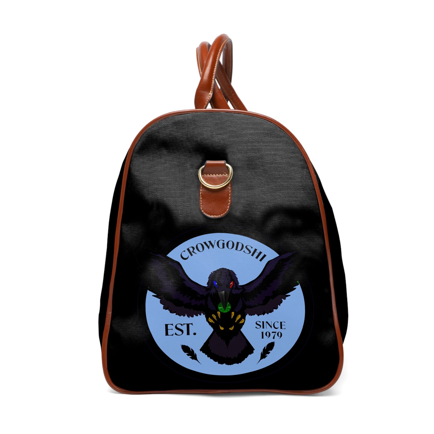 Crowgodshi Designer Waterproof Travel Bag, CAROLINA BLUE