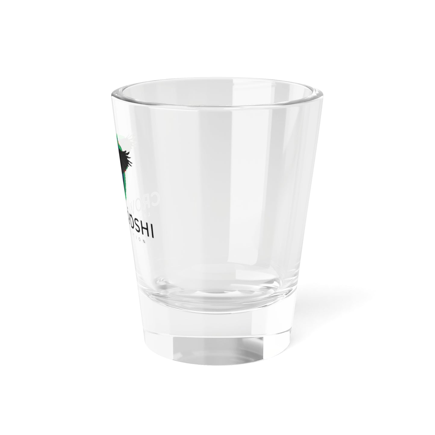Limited Edition CrowGodshi Shot Glass - 1.5oz Unique Glassware for Collectors