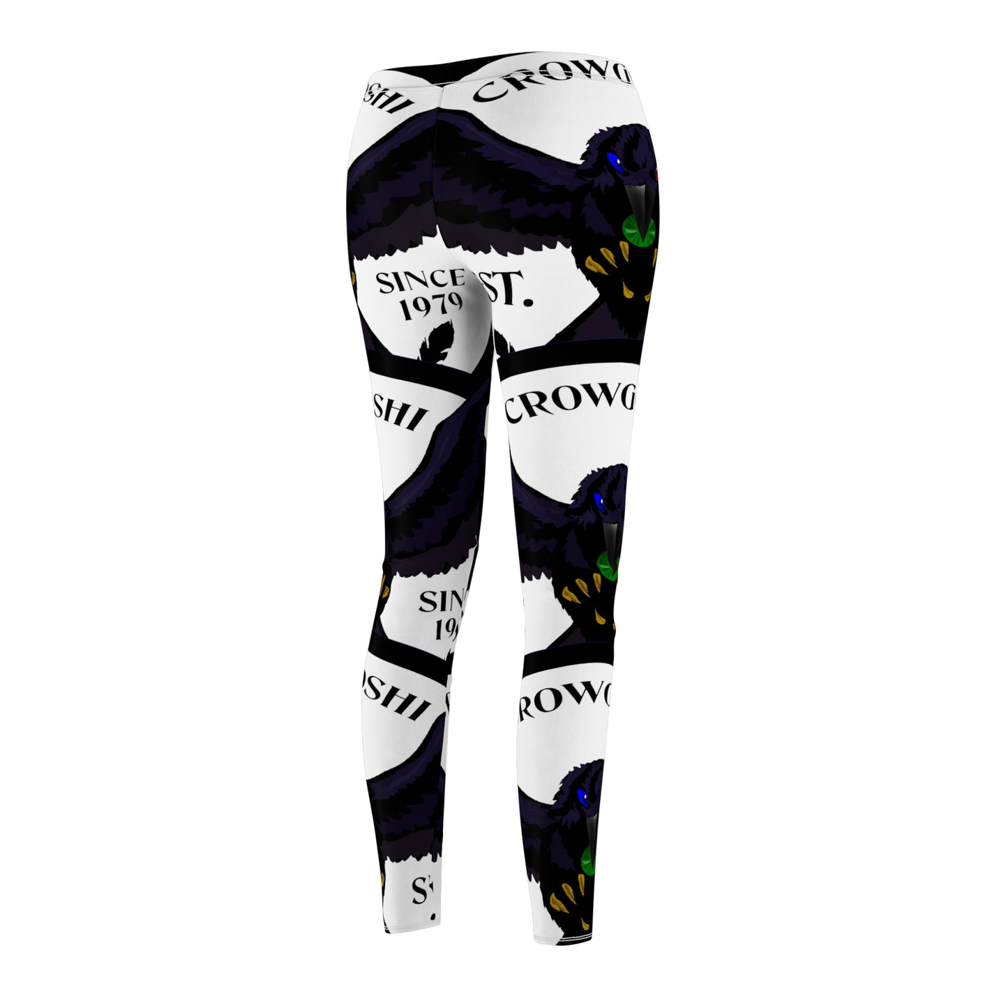 Women's Crowgodshi First Generation #2 Limited Edition Leggings, WHITE LOGO