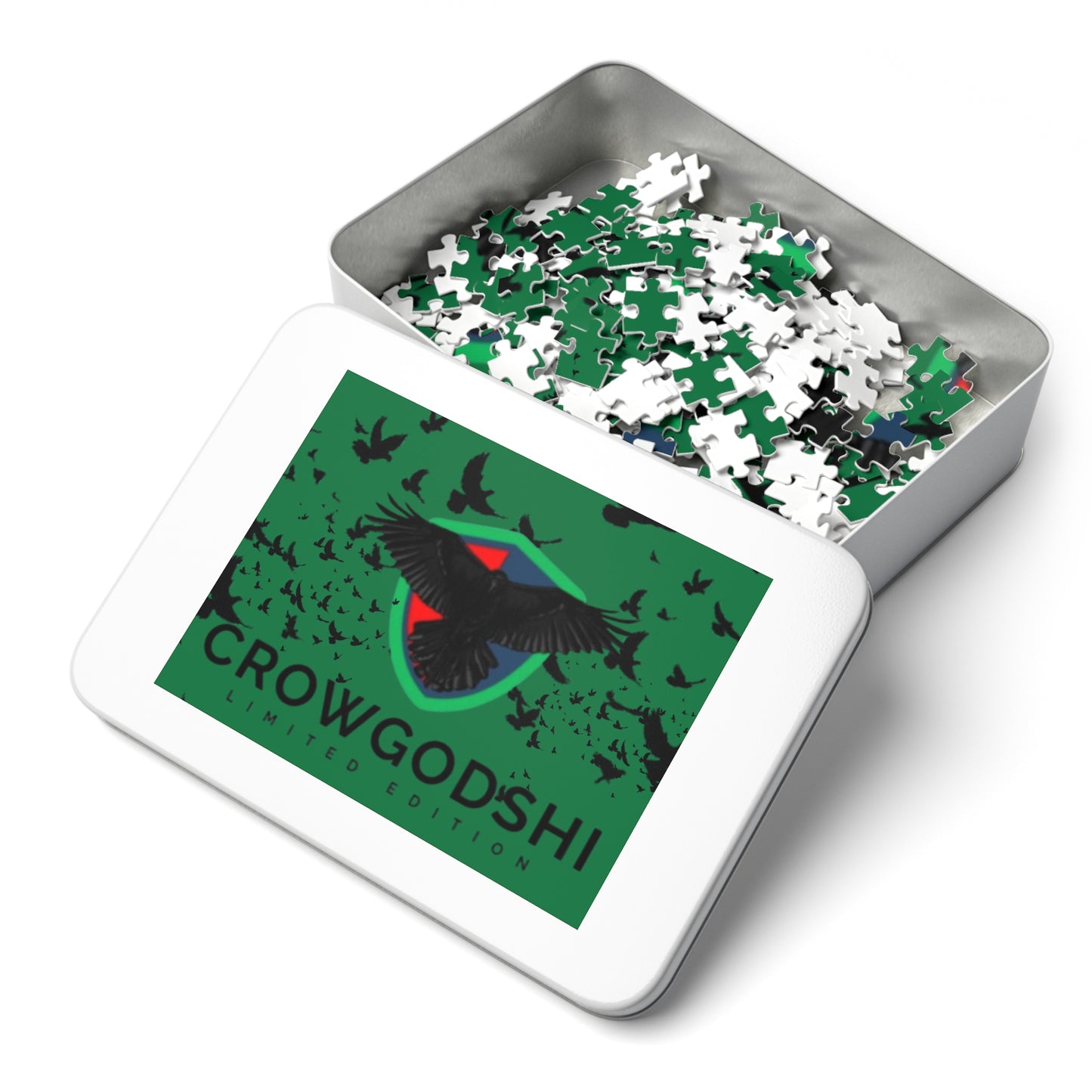 Limited Edition Crowgodshi Jigsaw Puzzle with Tin - Perfect Gift for Puzzle Lovers