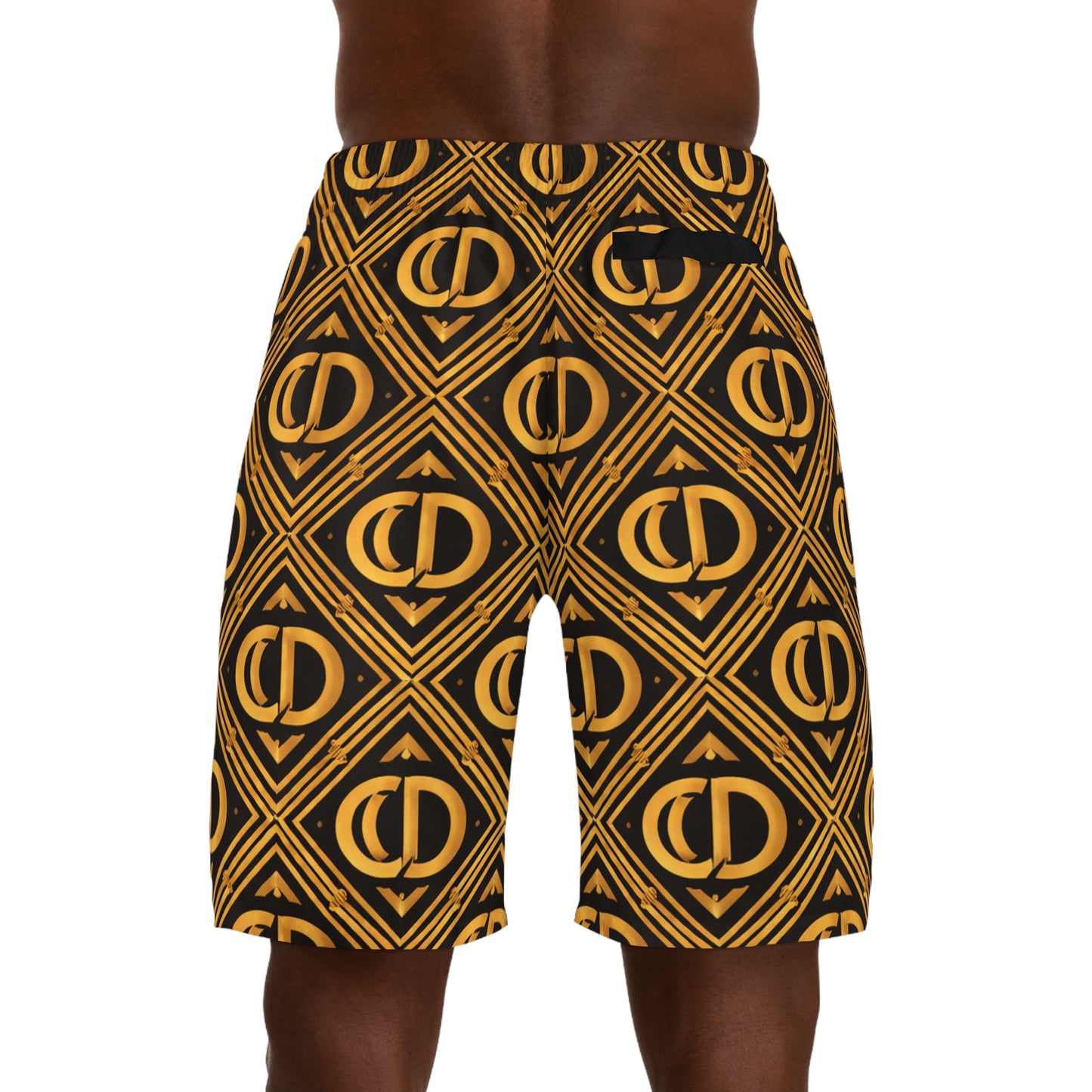 Crowgodshi Designer Men's Hawaiian Shorts