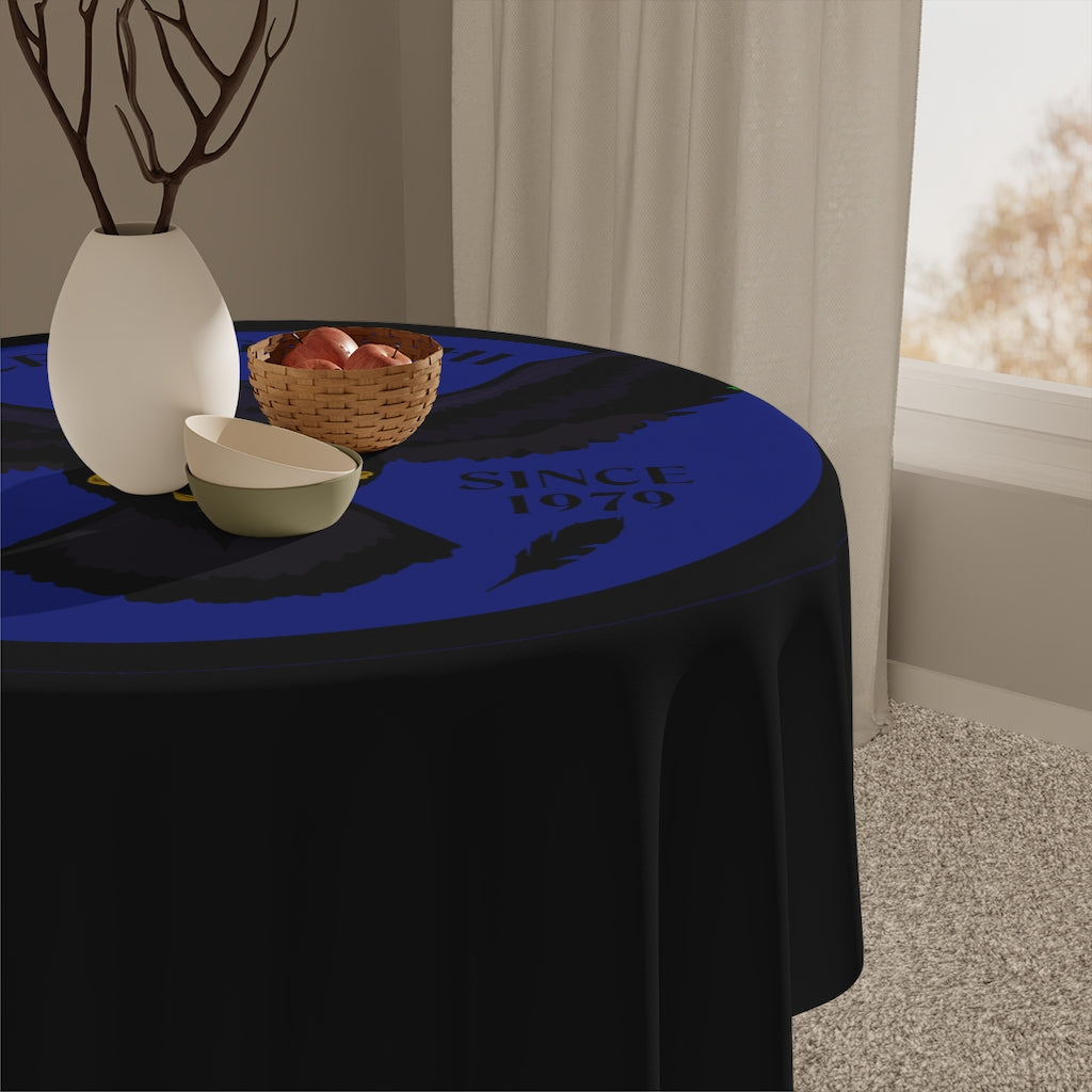 Crowgodshi Table Cloth, DUKE BLUE LOGO