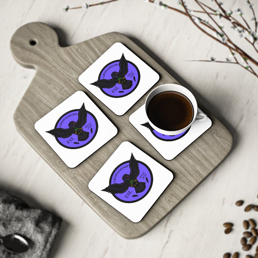Crowgodshi Coasters, PURPLE LOGO