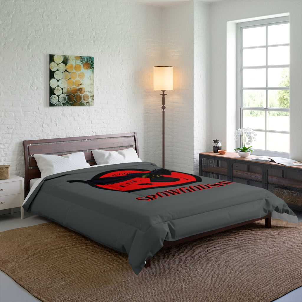 Crowgodshi First Generation Comforter, RED LOGO