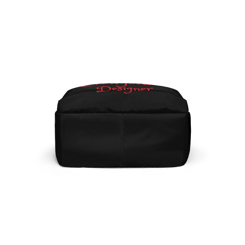 Crowgodshi Designer-X Backpack, RED LOGO