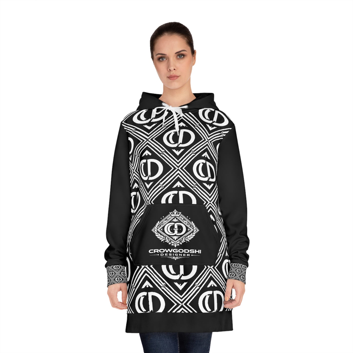 Crowgodshi Designer Hoodie Dress