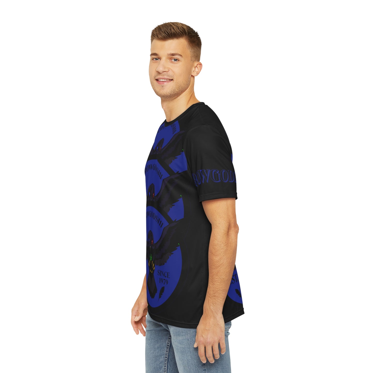 Special Edition Crowgodshi Designer T-shirt, DUKE BLUE LOGO