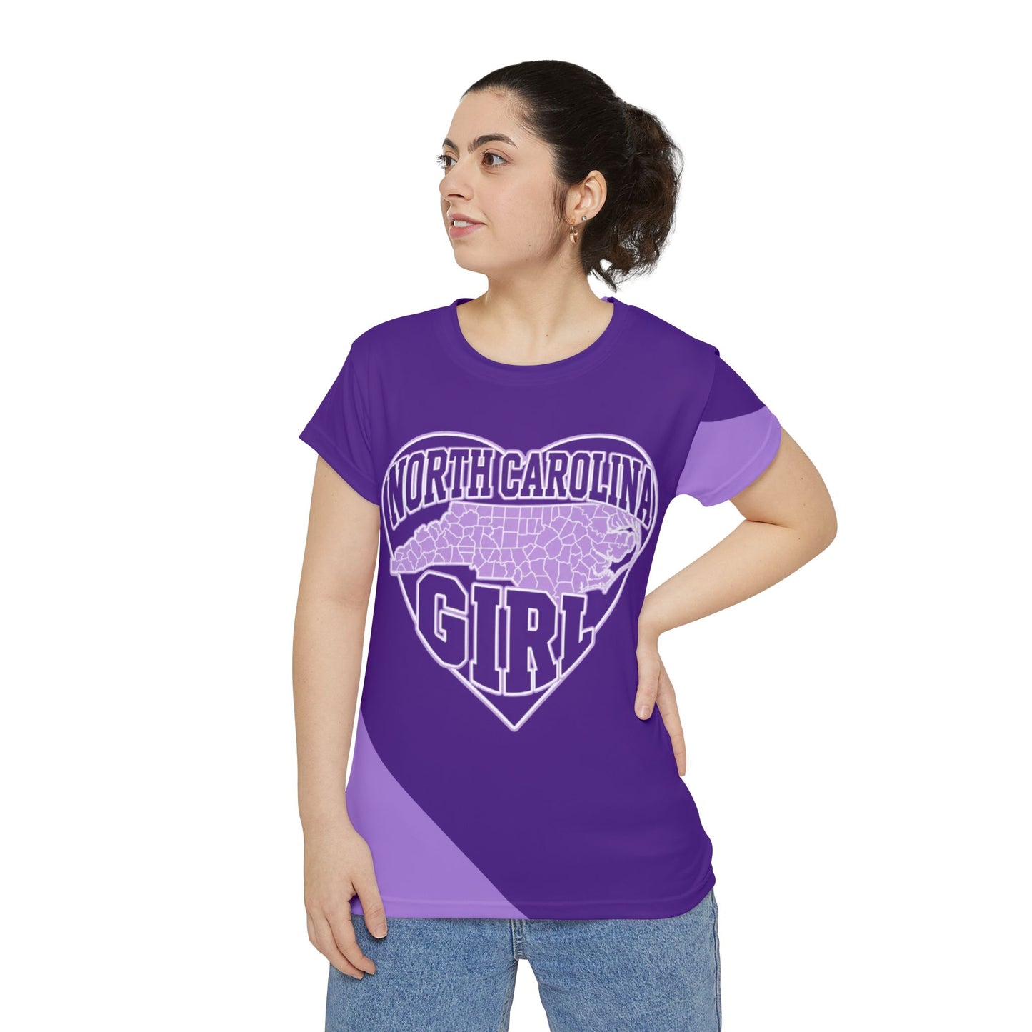 NCG Heart Tee — Women’s Short Sleeve State Pride Shirt