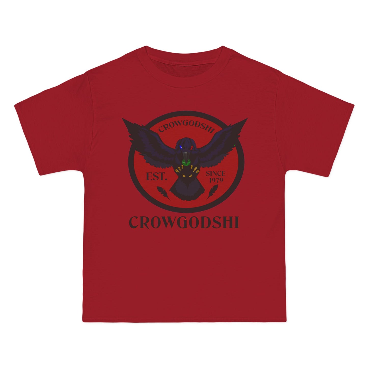Crowgodshi First Generation Limited Edition Beefy-T®, BURGUNDY LOGO