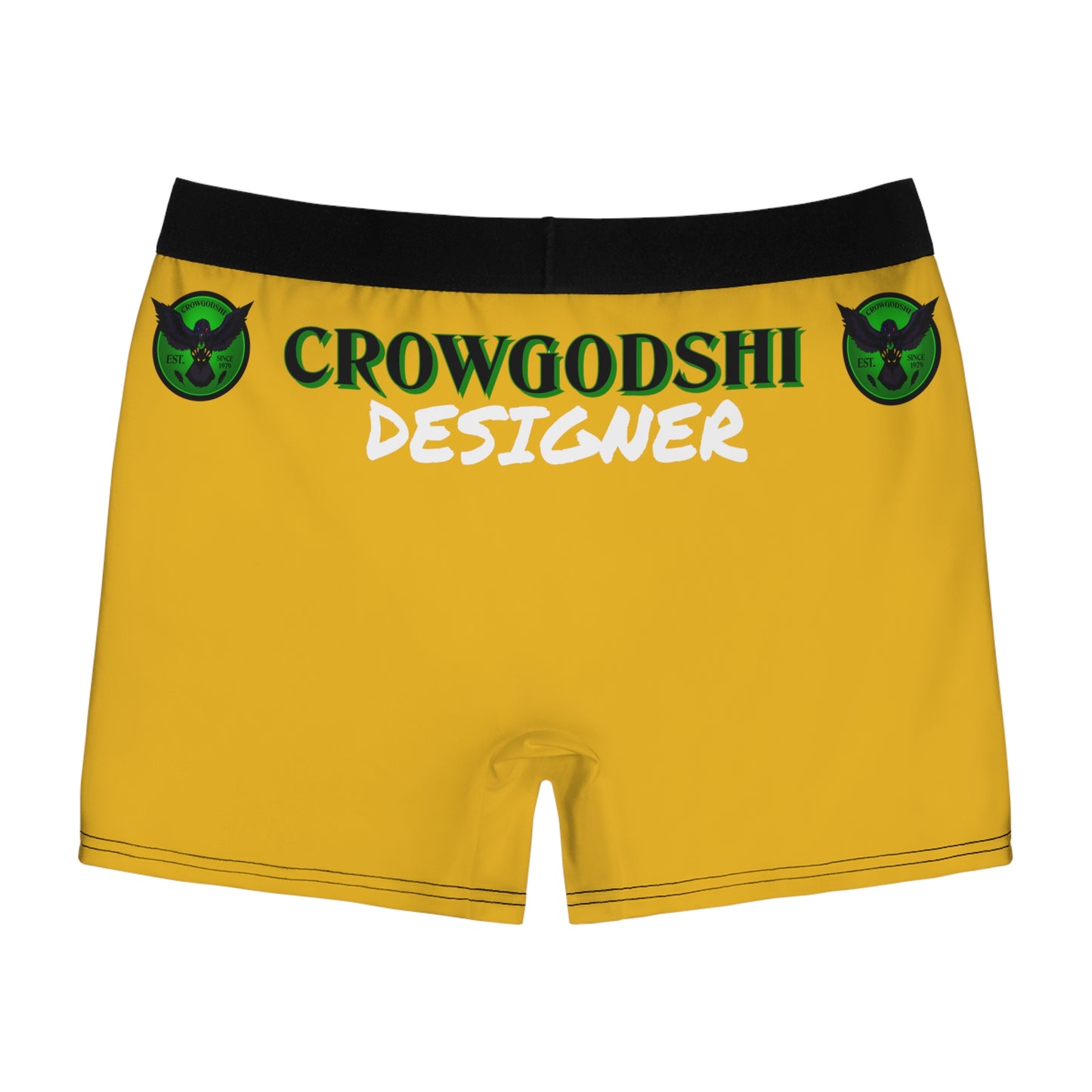 Men's Yellow CD Est.1979 Boxer Briefs