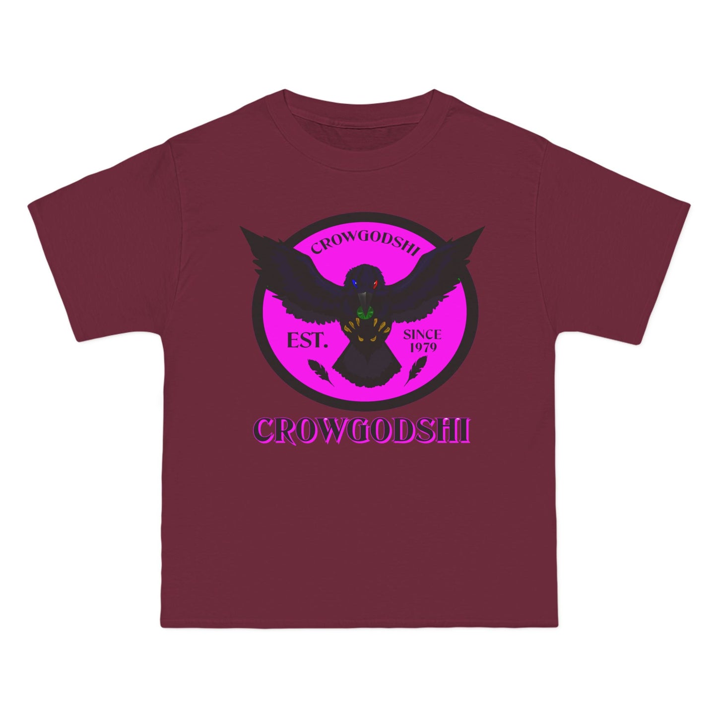 Crowgodshi First Generation Limited Edition Beefy-T®, PINK LOGO