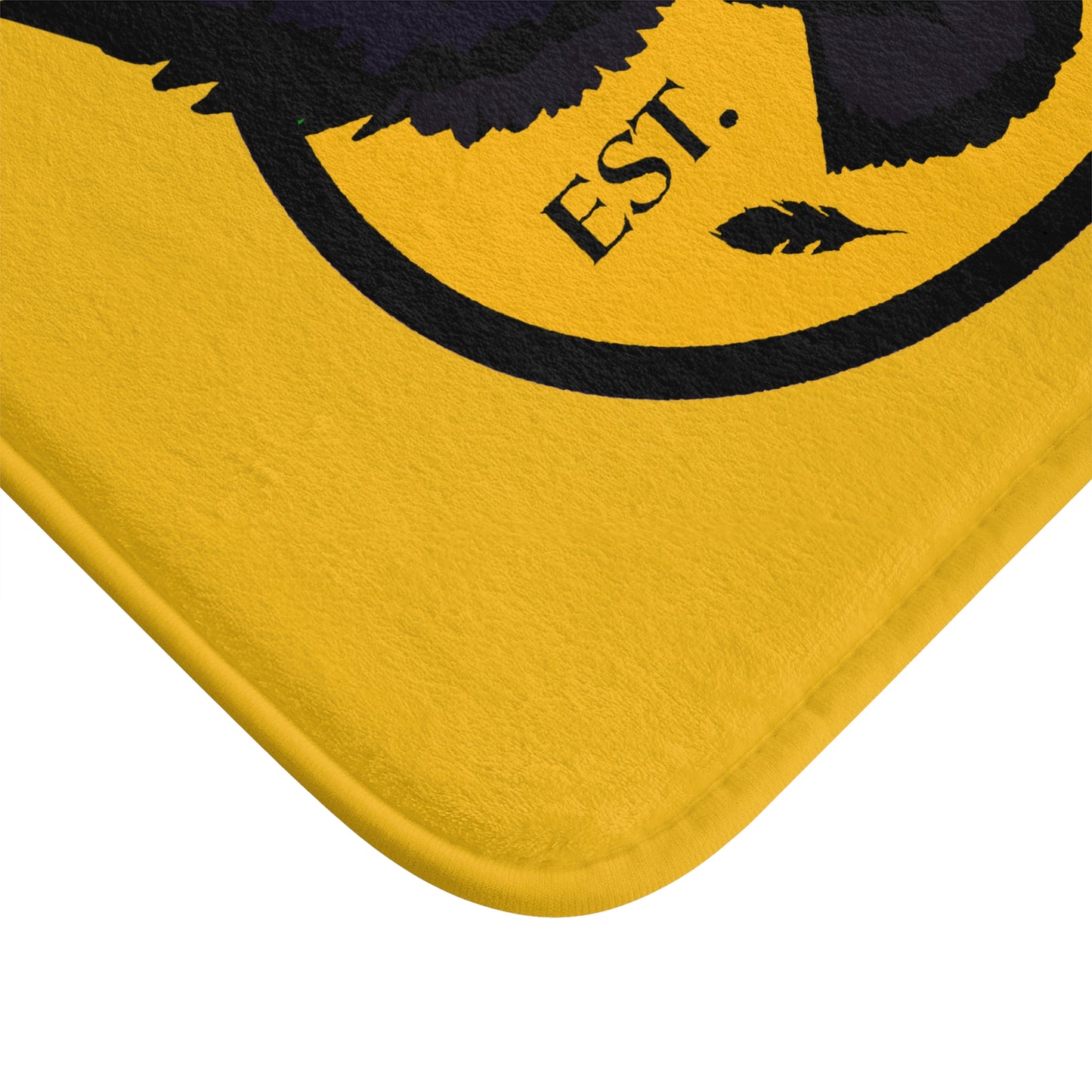 Crowgodshi First Generation Bath Mat, GOLD LOGO