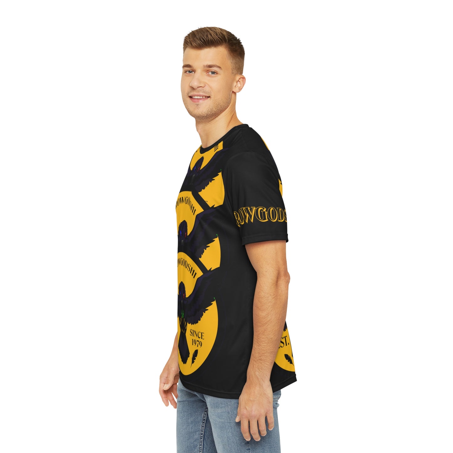 Special Edition Crowgodshi Designer T-shirt, GOLD LOGO