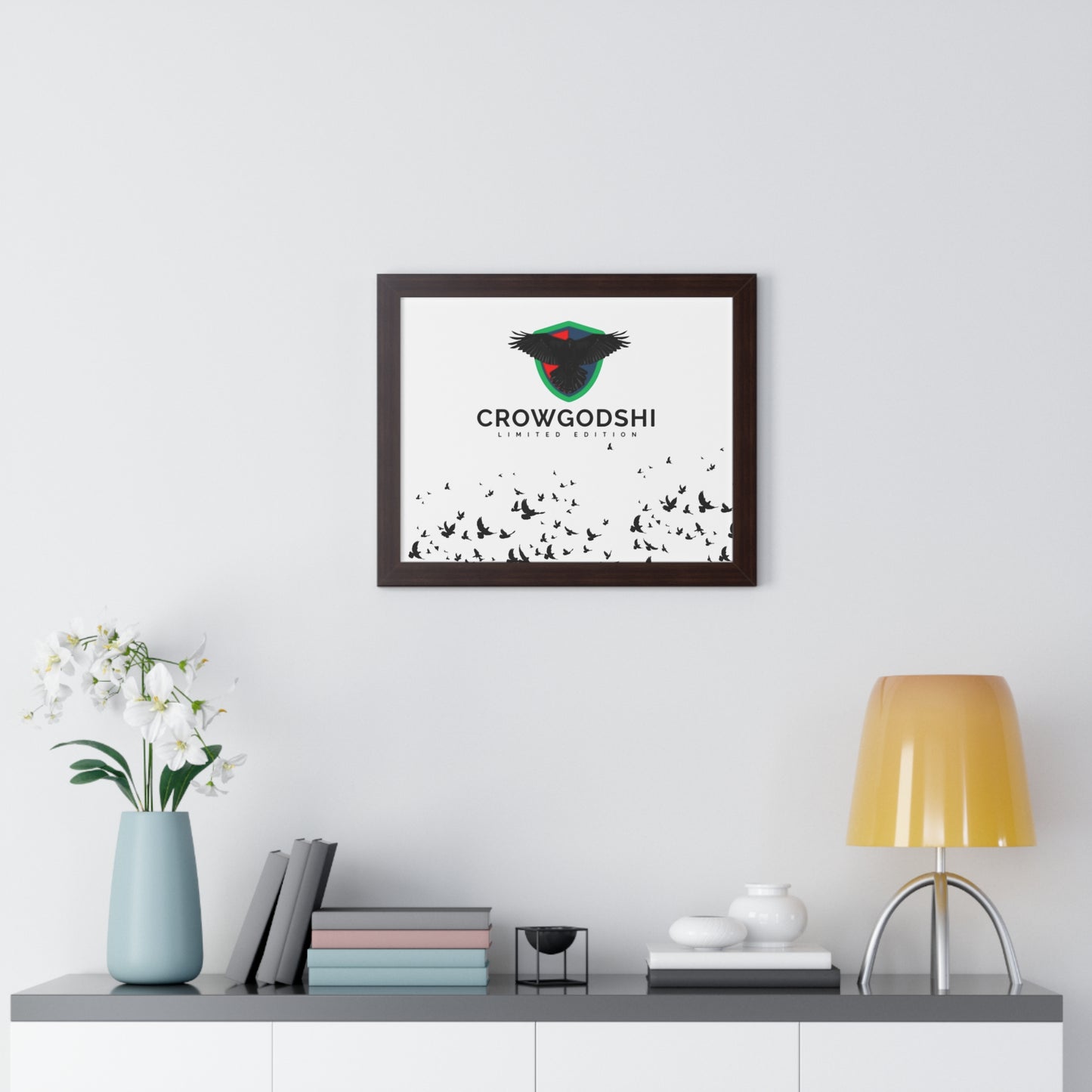 Limited Edition Crowgodshi Framed Horizontal Poster