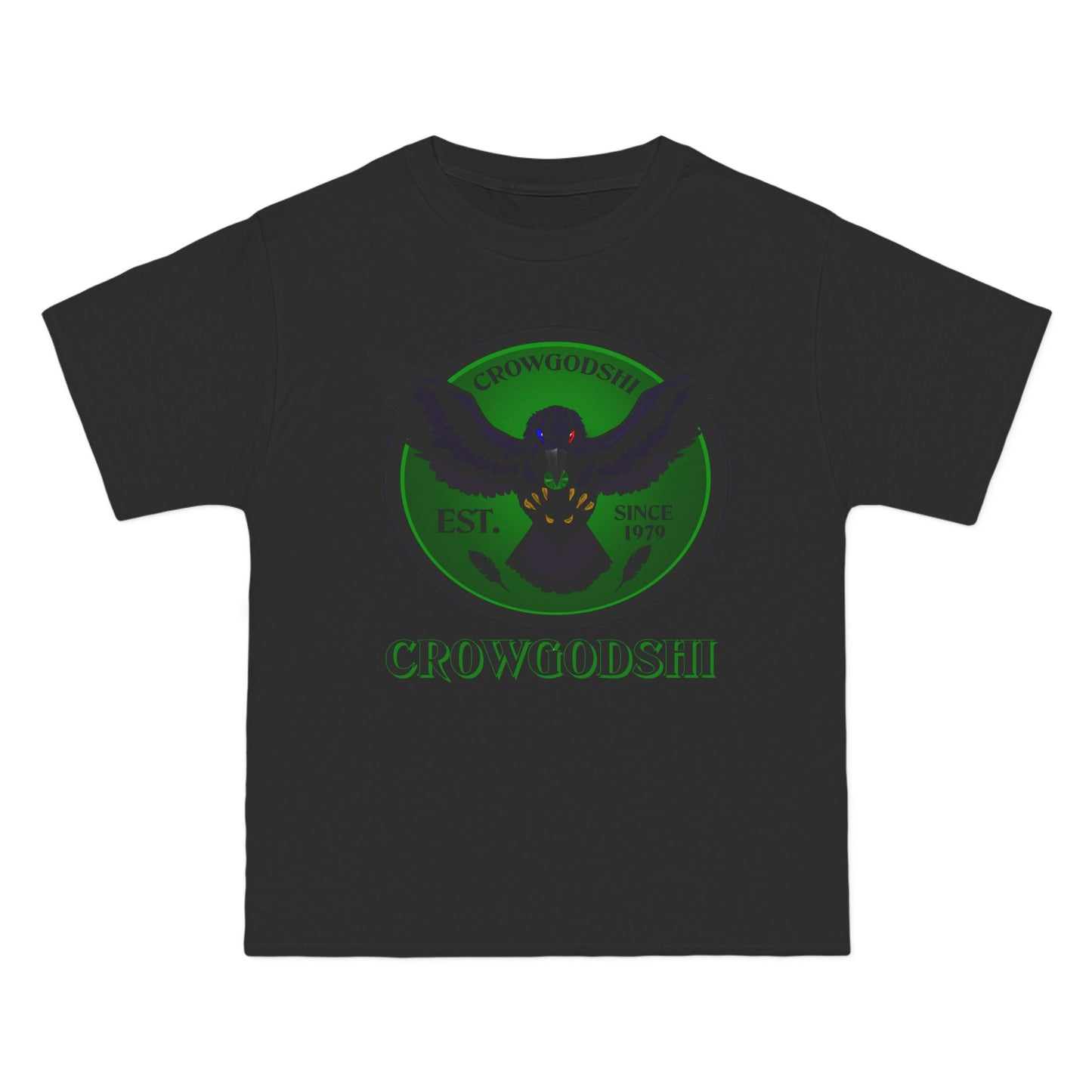 Crowgodshi First Generation Limited Edition Beefy-T®, GREEN LOGO