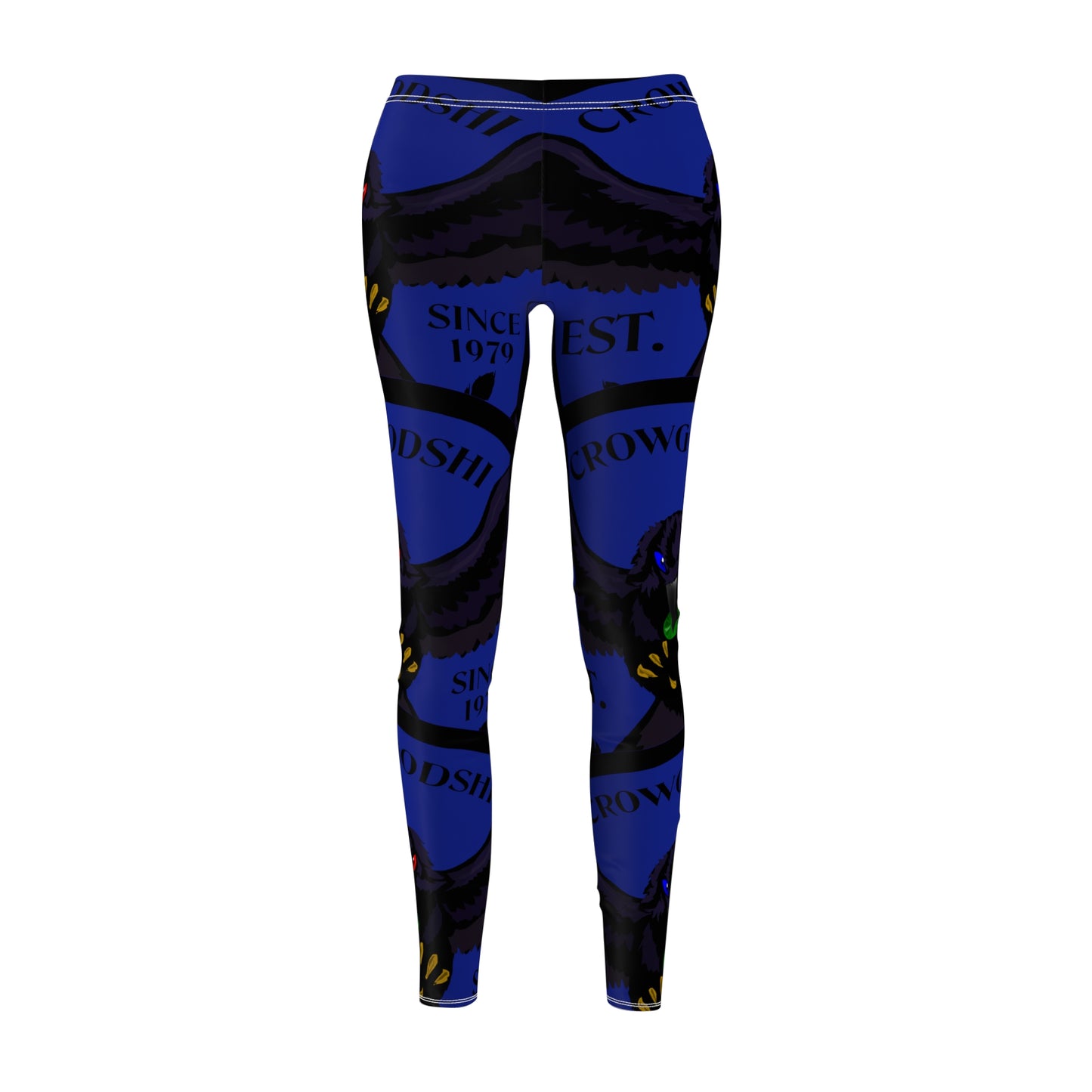 Women's Crowgodshi First Generation #2 Limited Edition Leggings, DUKE BLUE LOGO