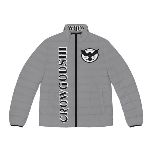 Men's CROWGODSHI Puffer Jacket, GRAY