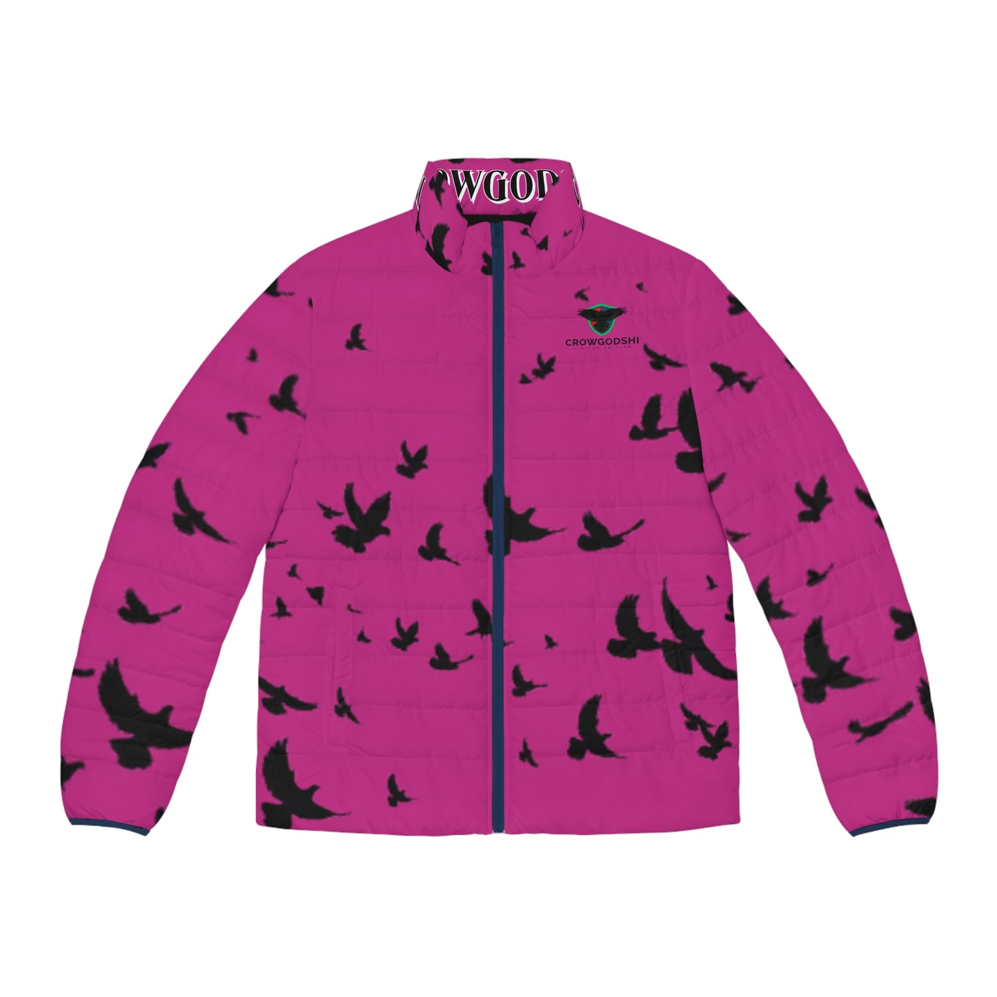 Crowgodshi Limited Edition Men's Puffer Jacket (PINK)