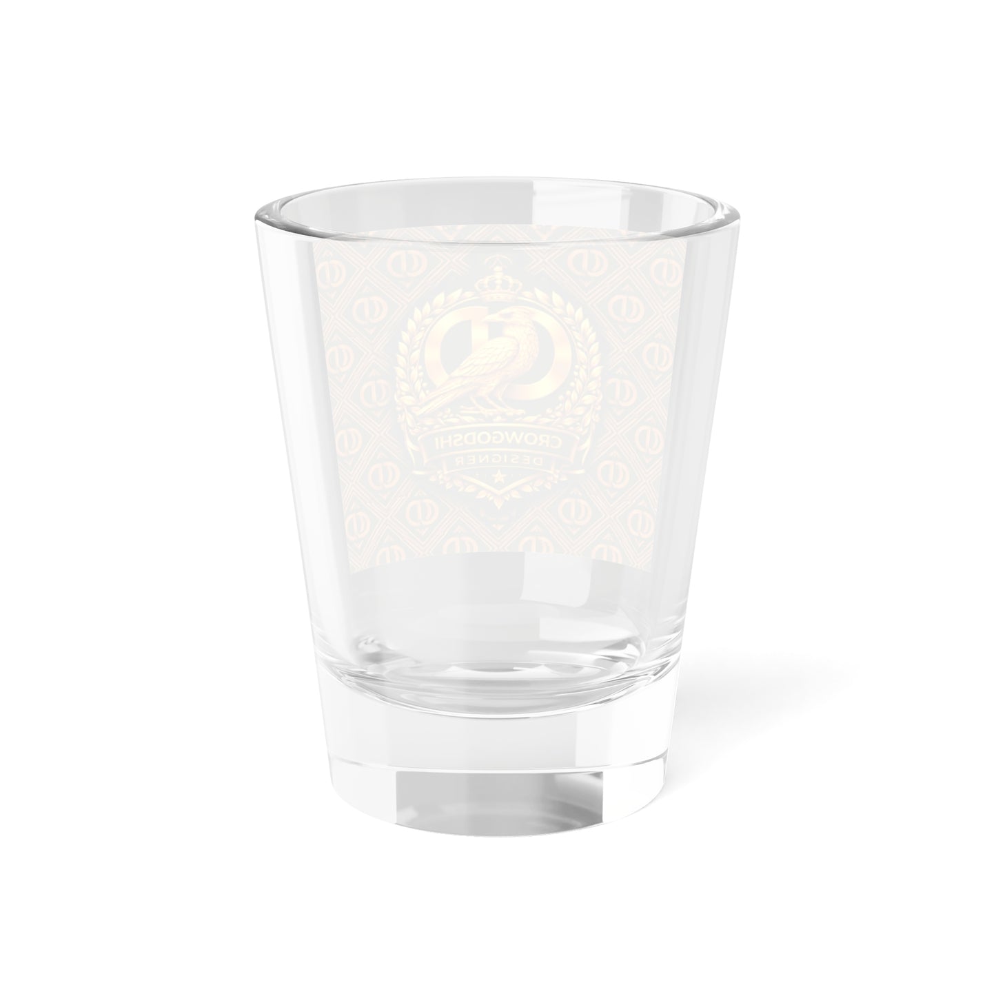 Crowgodshi Designer Shot Glass — 1.5oz Luxury Barware