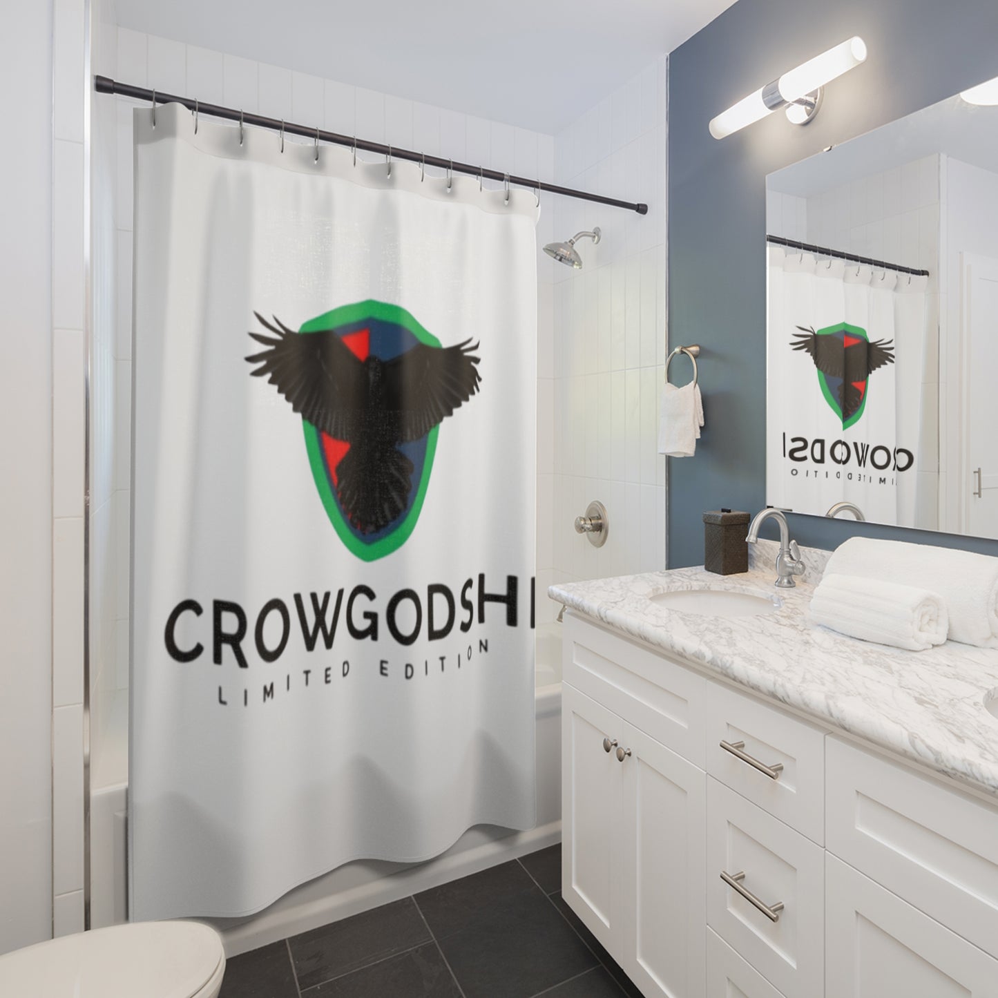 Limited Edition Crowgodshi Shower Curtain