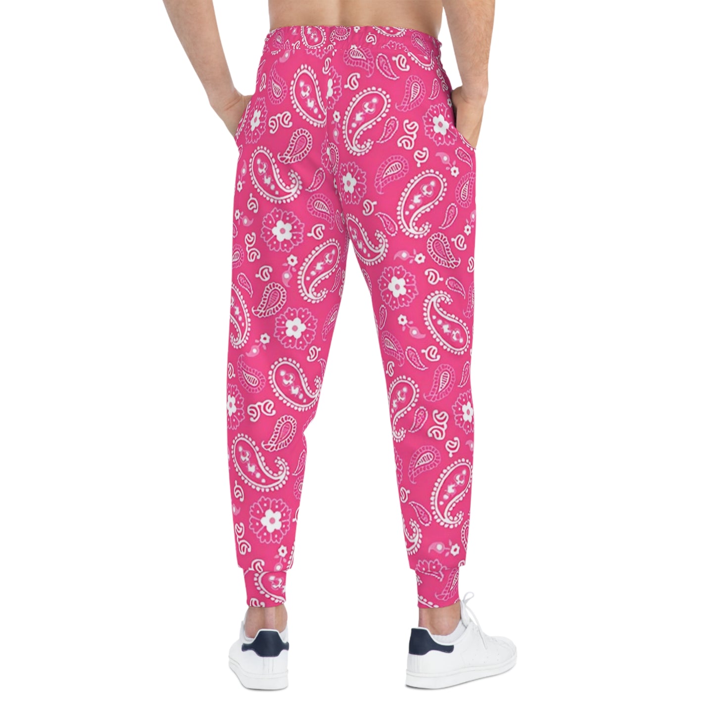 Crowgodshi Pink Colors Athletic Joggers
