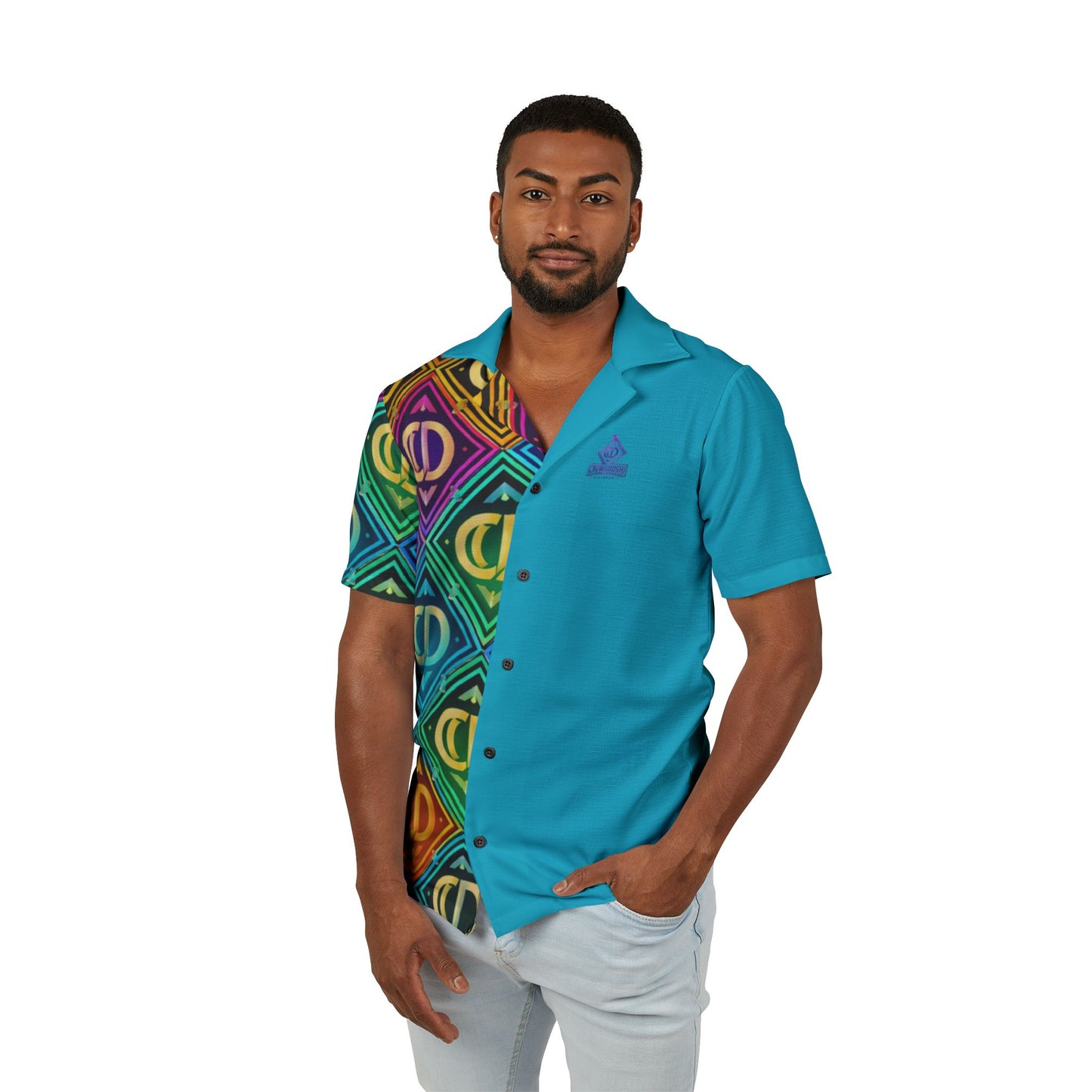 Crowgodshi Designer Tropical Hawaiian Shirt