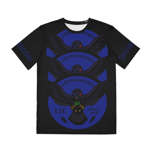 Special Edition Crowgodshi Designer T-shirt, DUKE BLUE LOGO