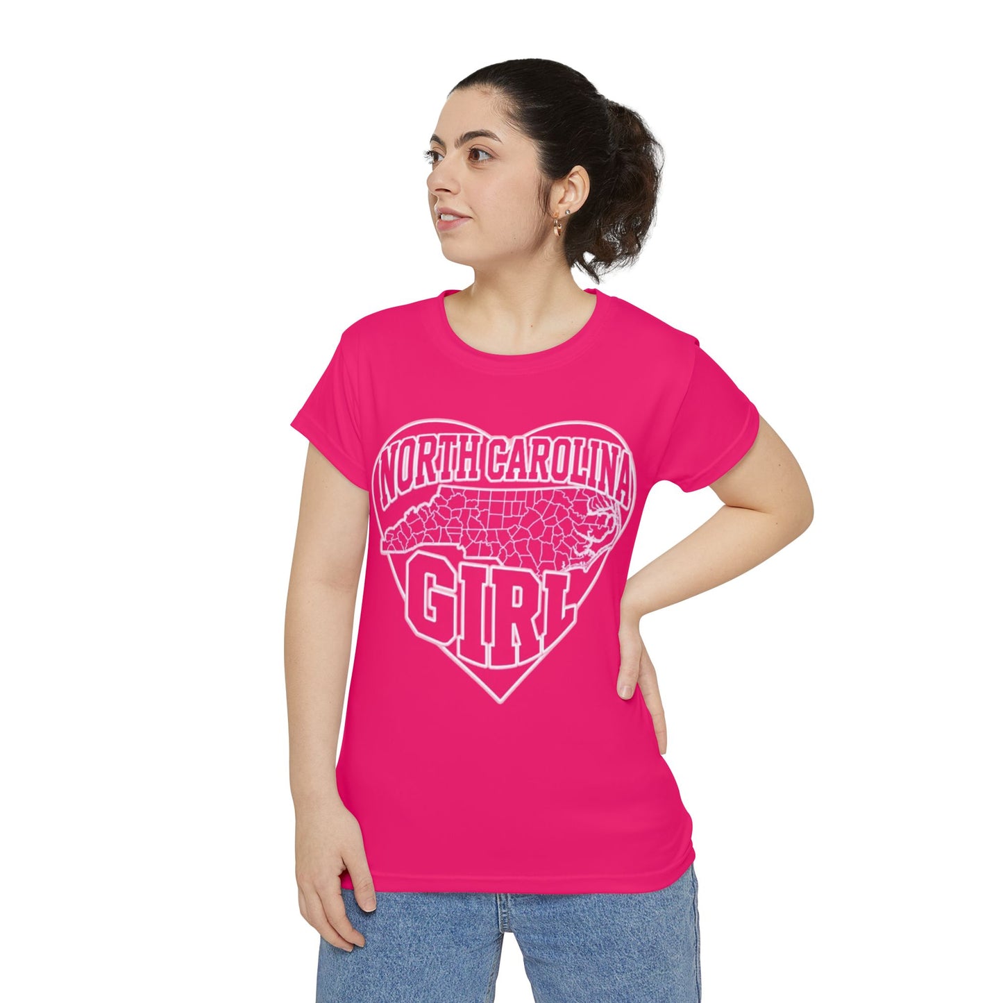 NCG Heart Tee — Women’s Short Sleeve State Pride Shirt