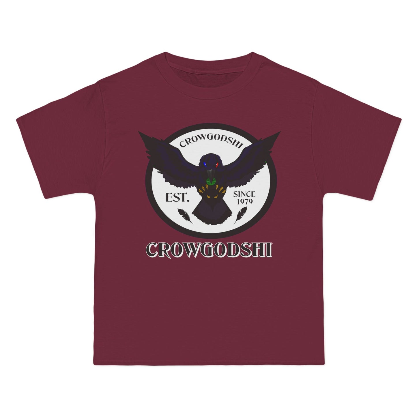 Crowgodshi First Generation Limited Edition Beefy-T®, WHITE LOGO