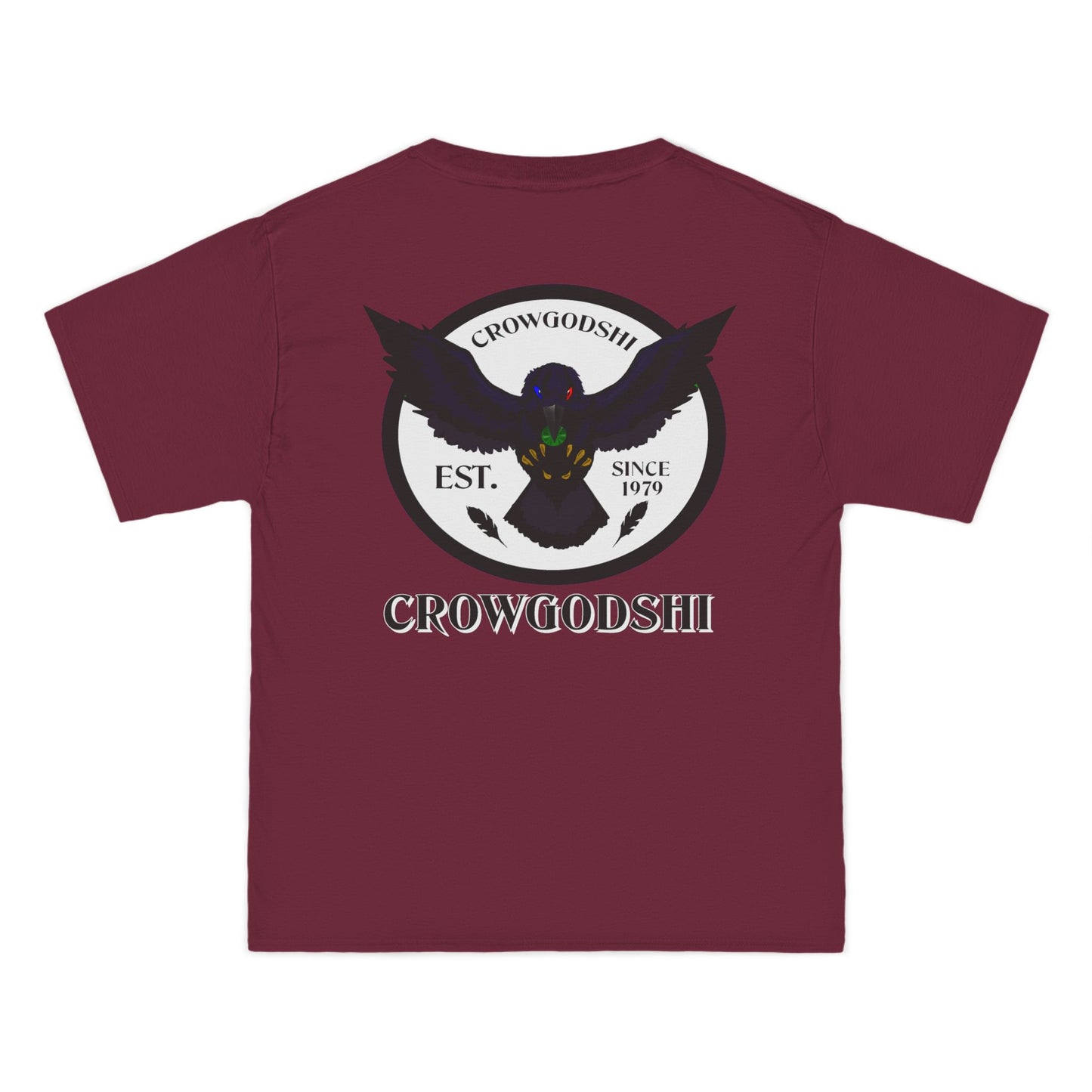 Crowgodshi First Generation Limited Edition Beefy-T®, WHITE LOGO