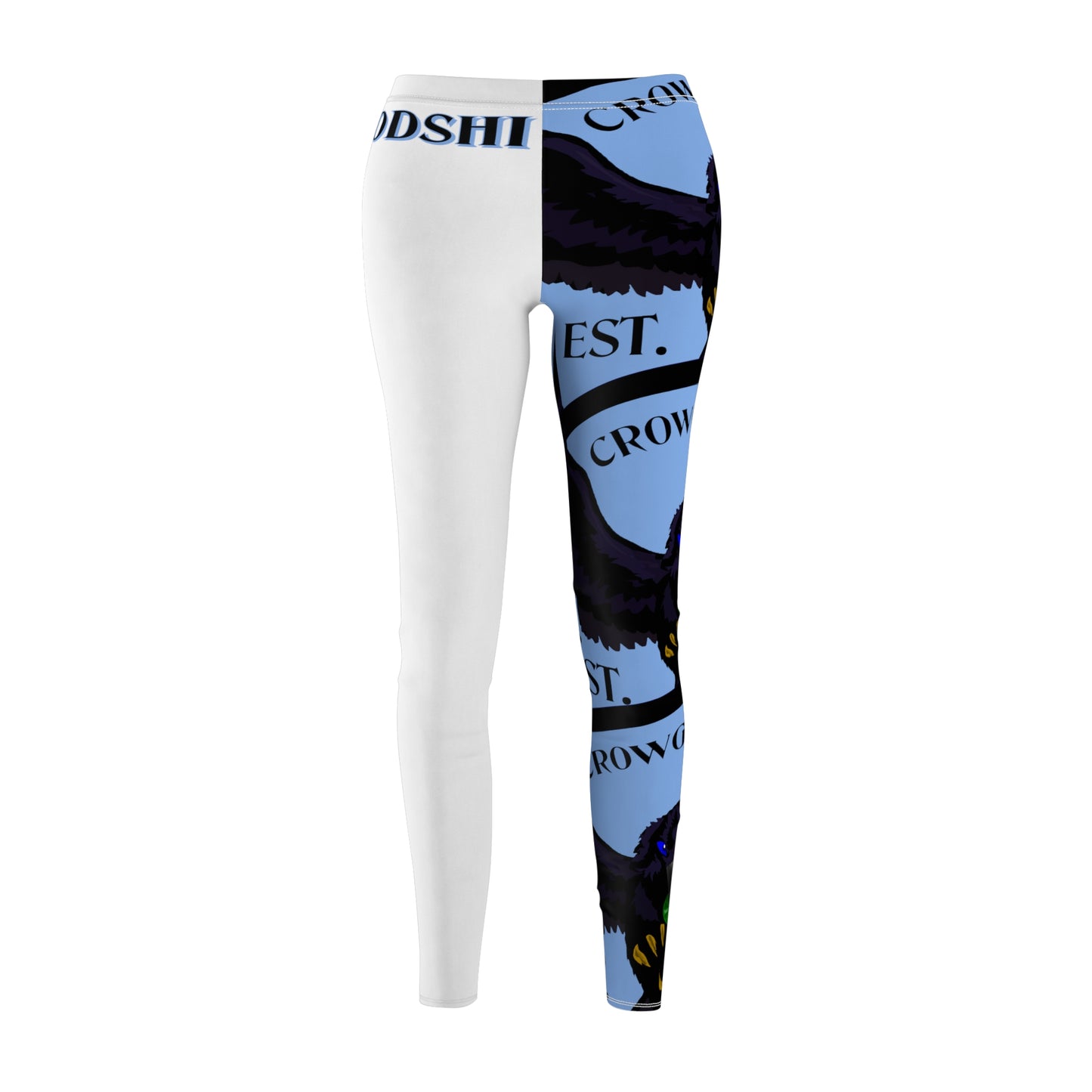 Women's Crowgodshi First Generation Limited Edition Leggings, CAROLINA BLUE LOGO