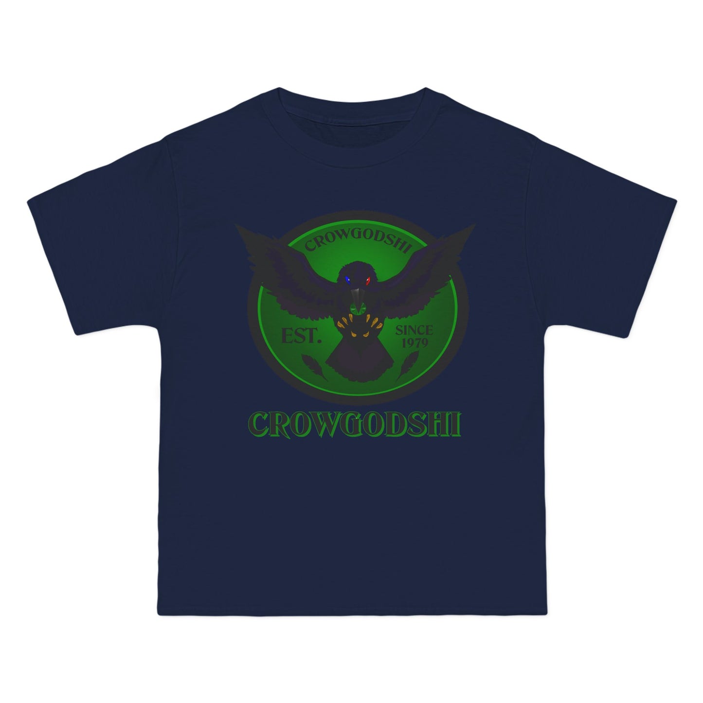 Crowgodshi First Generation Limited Edition Beefy-T®, GREEN LOGO