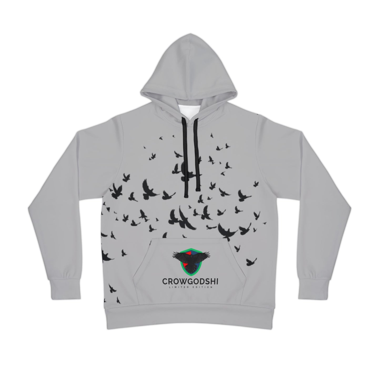 Crowgodshi Limited Edition Athletic Hoodie V2 (Light Grey)
