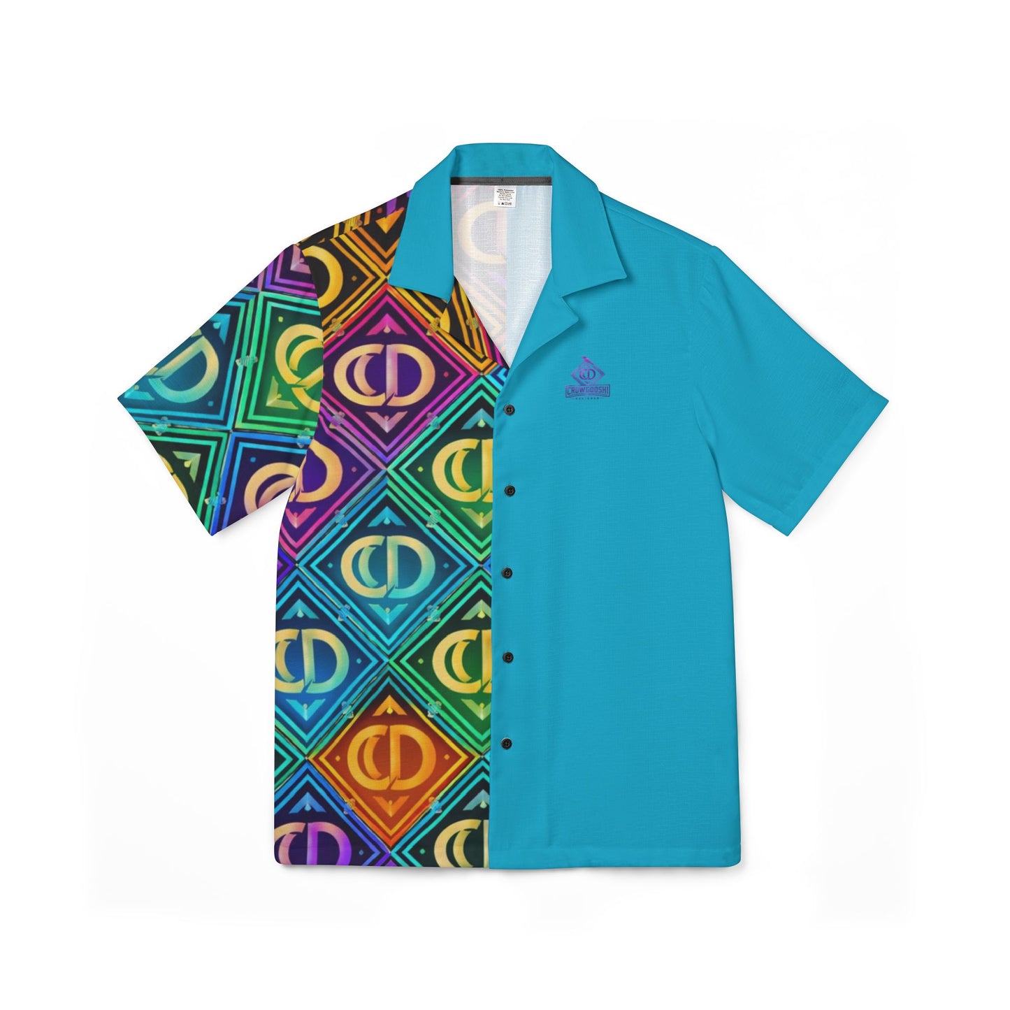 Crowgodshi Designer Tropical Hawaiian Shirt