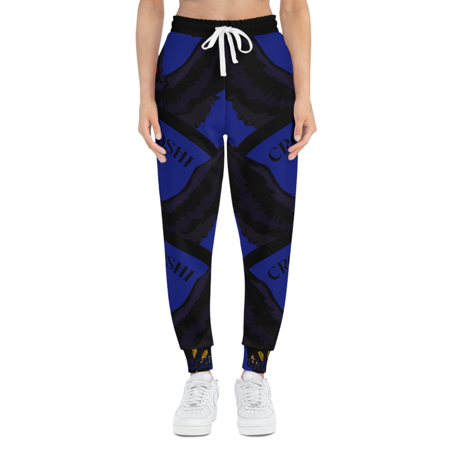 Crowgodshi 3rd GEN Athletic Joggers, DUKE BLUE LOGO