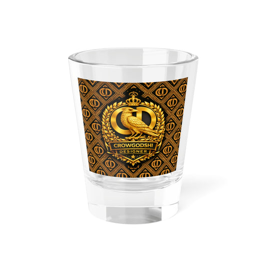 Crowgodshi Designer Shot Glass — 1.5oz Luxury Barware